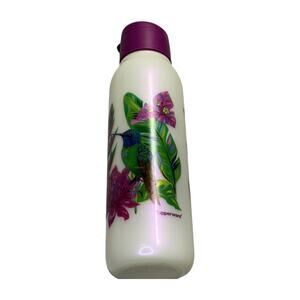Tupperware Hummingbird Floral Water Bottle